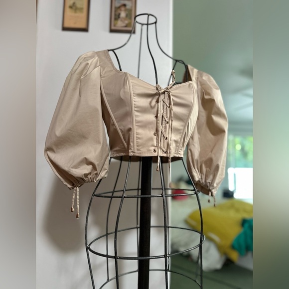 NWT Oh Polly Boned Corset top - Picture 7 of 10